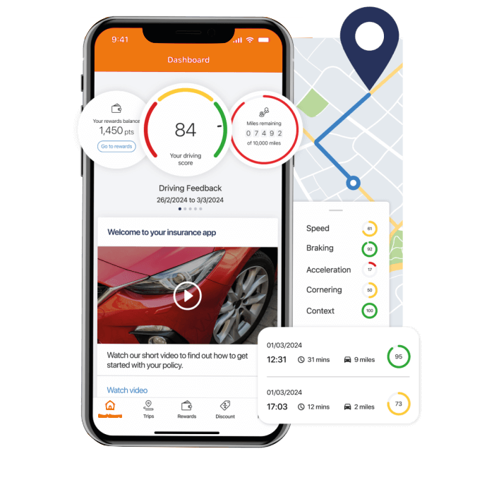 Button insurance mobile app